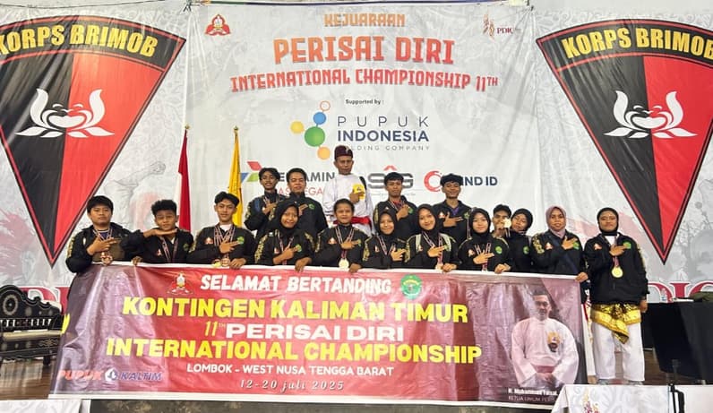 Atlet Perisai Diri Bontang Raih Prestasi di Kejuaraan Internasional PDIC 2025